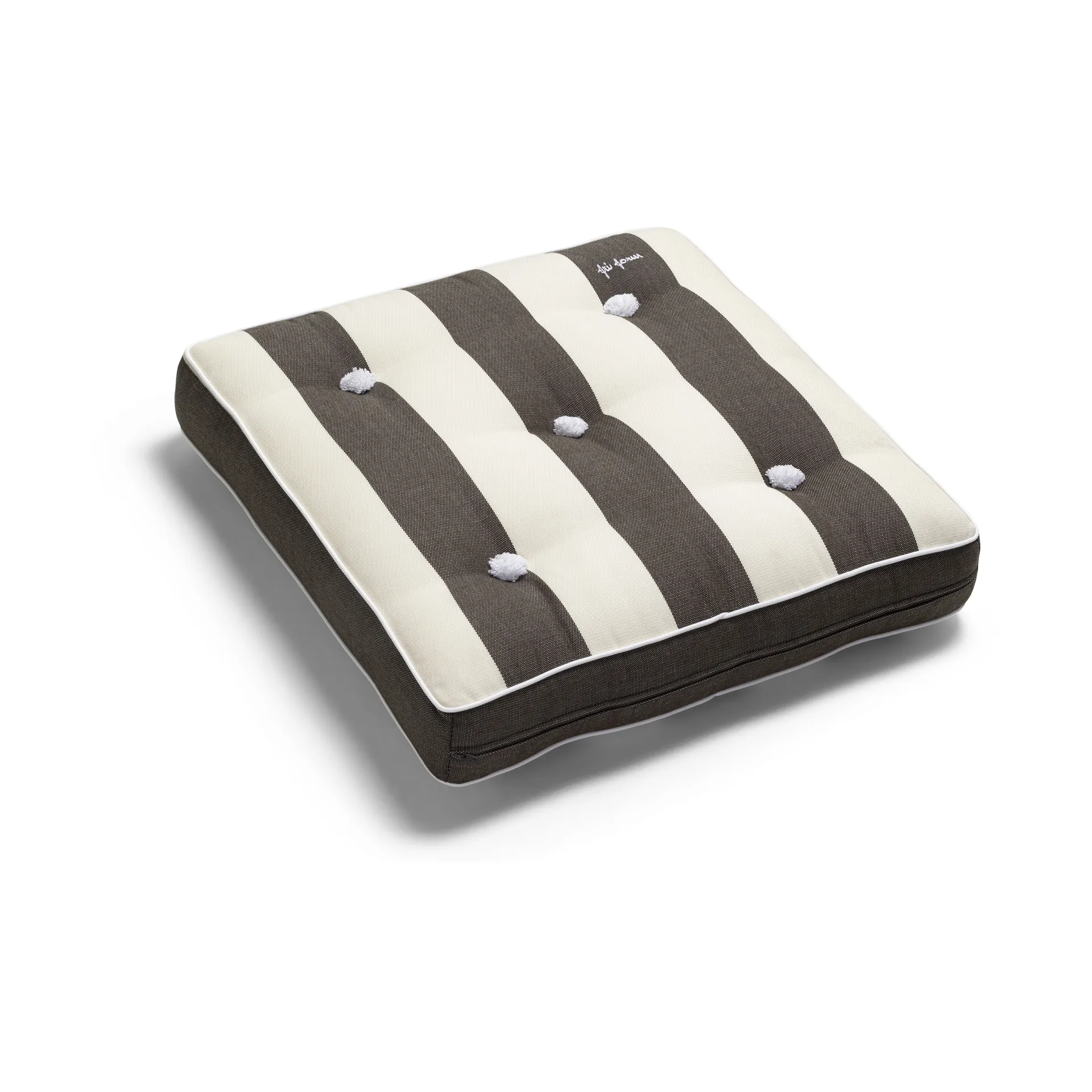 55 cushion, Crown striped, 55x55 cm Fri Form