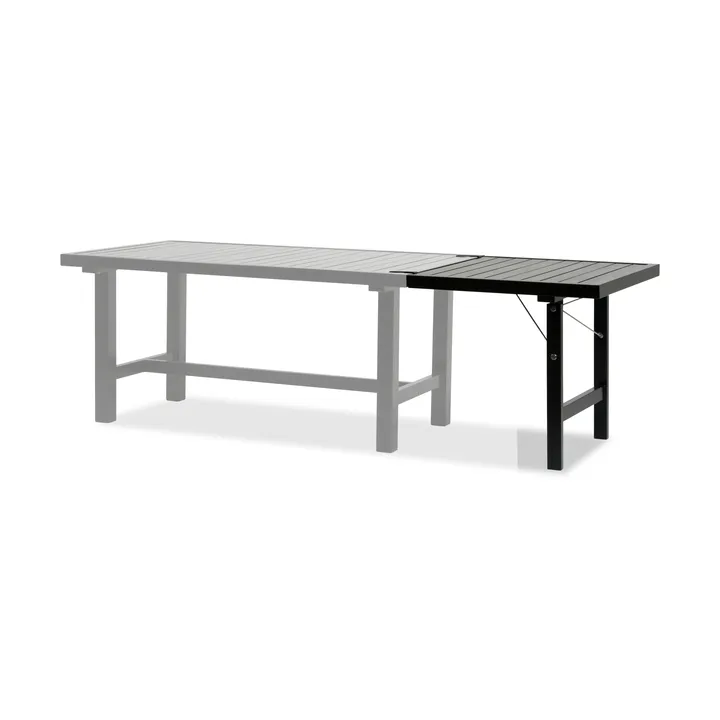 64 extension leaf with legs - Black, H: 66 cm - Fri Form