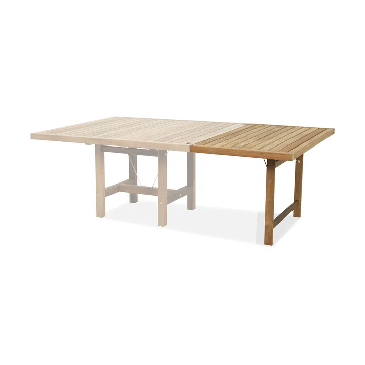 68 extension leaf with legs - Teak, H: 68 cm - Fri Form