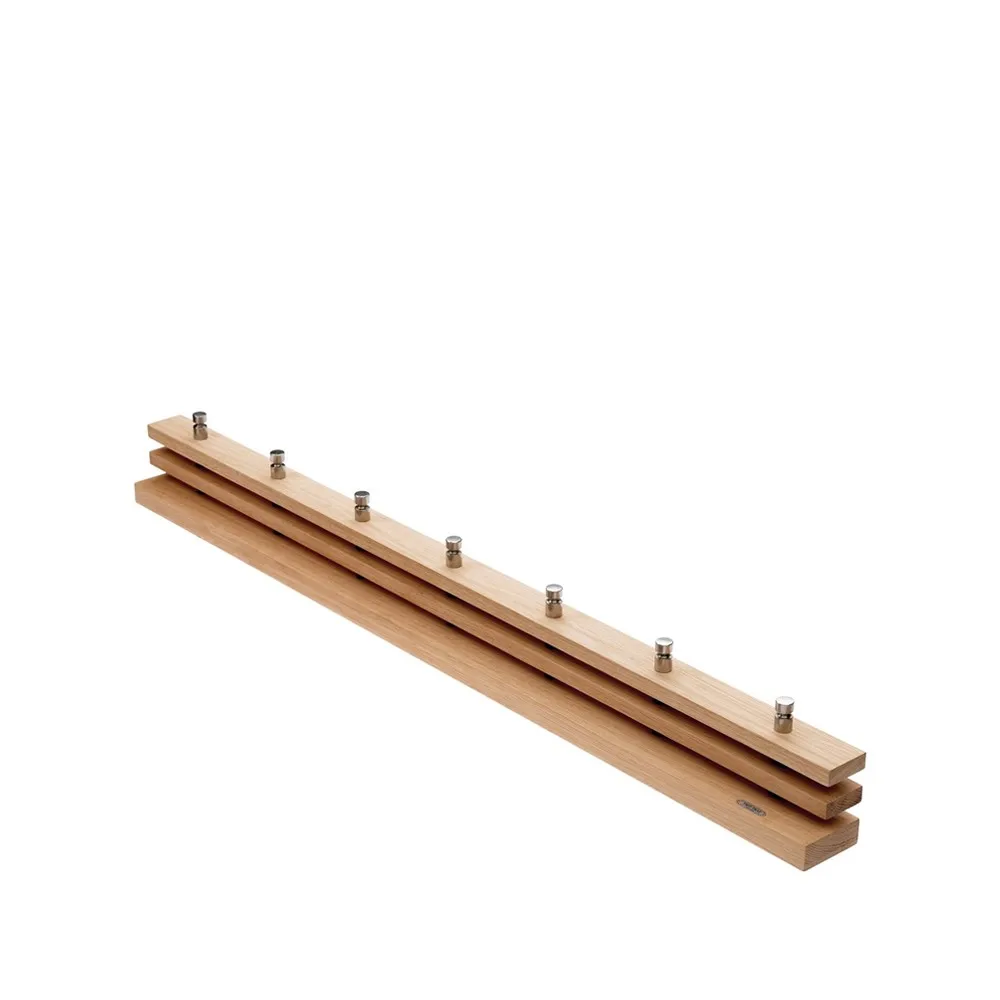 Cutter coat rack, Oak, 7 knobs Fritz Hansen