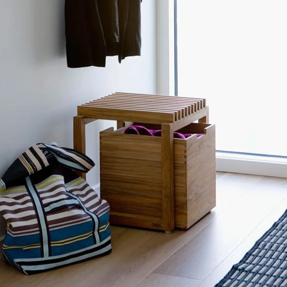 Cutter stool, Teak Fritz Hansen