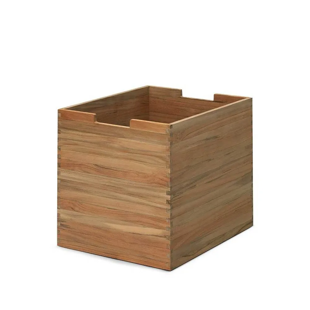 Cutter storage box large, Teak Fritz Hansen