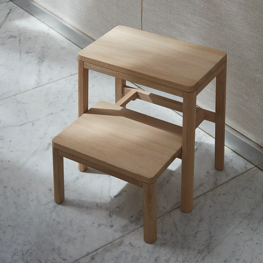 Noboru step ladder stool, Oak Fritz Hansen