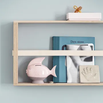 Norr magazine holder - oak - Fritz Hansen