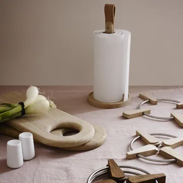 Norr paper roll holder - oak - Fritz Hansen