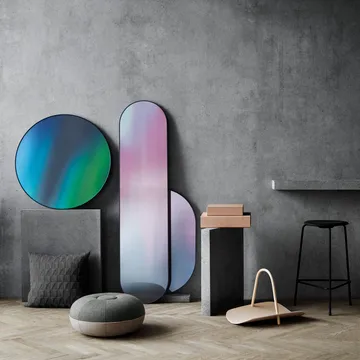 Studio Roso mirror oval - Ocean - Fritz Hansen