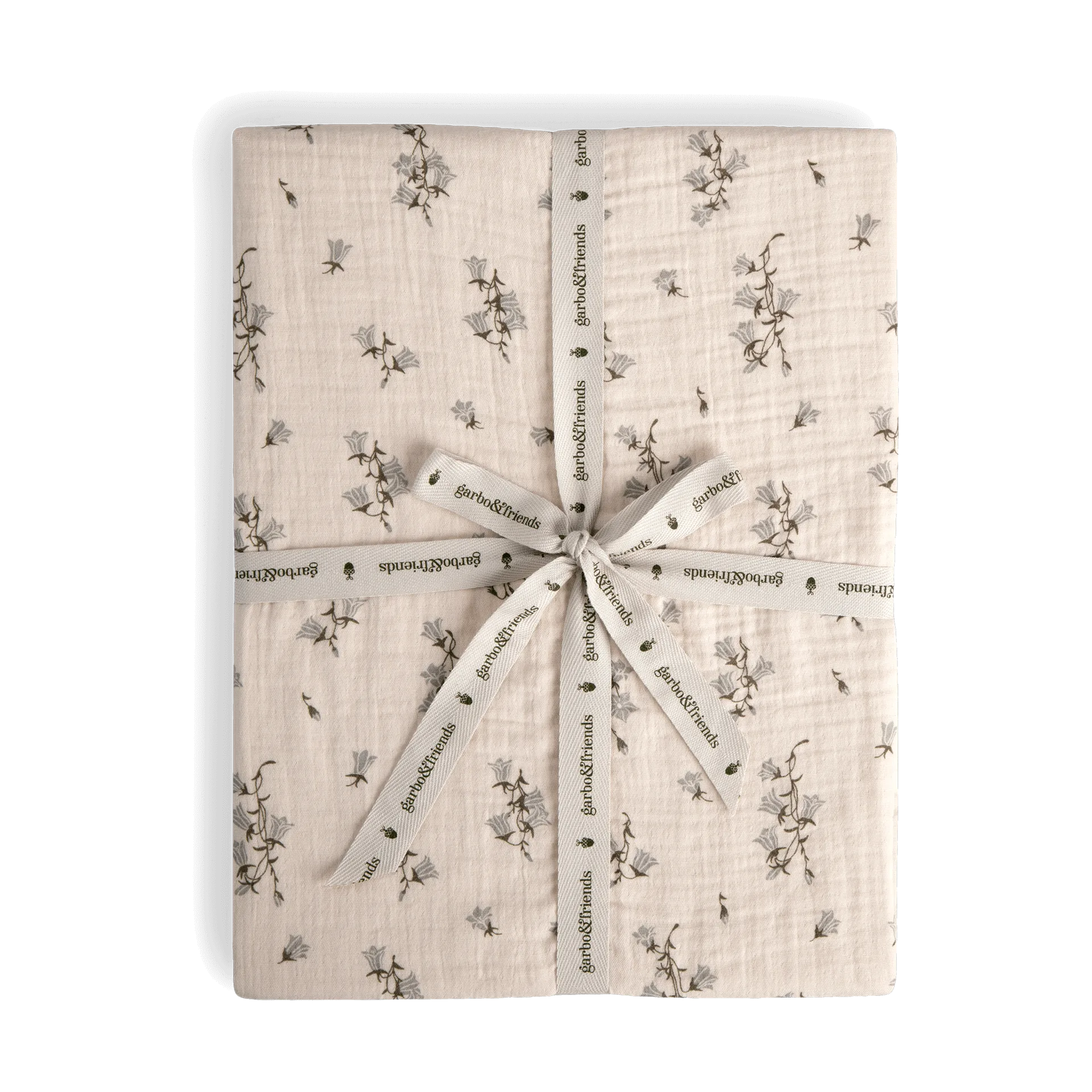 Bluebell Muslin fitted sheet, 160x200x30 cm Garbo&Friends
