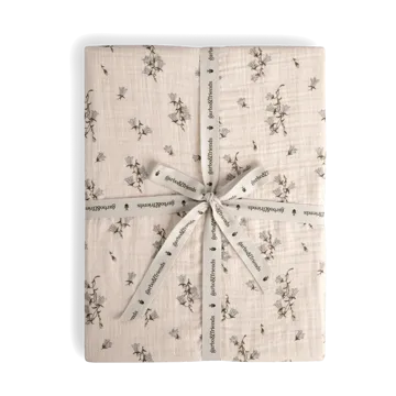 Bluebell Muslin fitted sheet - 90x200x30 cm - Garbo&Friends