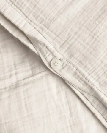 Eggshell Muslin duvet cover double - 240x220 cm - Garbo&Friends