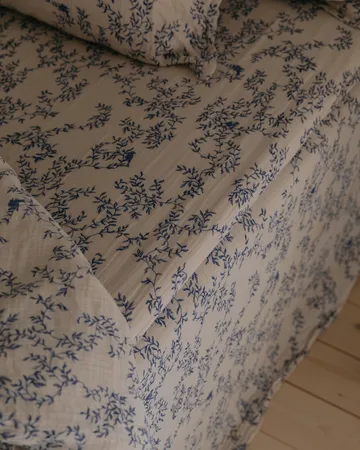 Jardim Muslin fitted sheet - 160x200x30 cm - Garbo&Friends