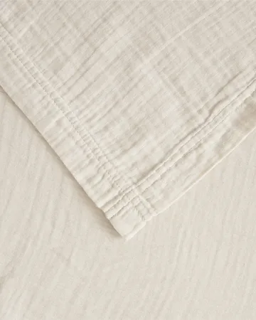Muslin bed skirt - Eggshell, 180x200x53 cm - Garbo&Friends
