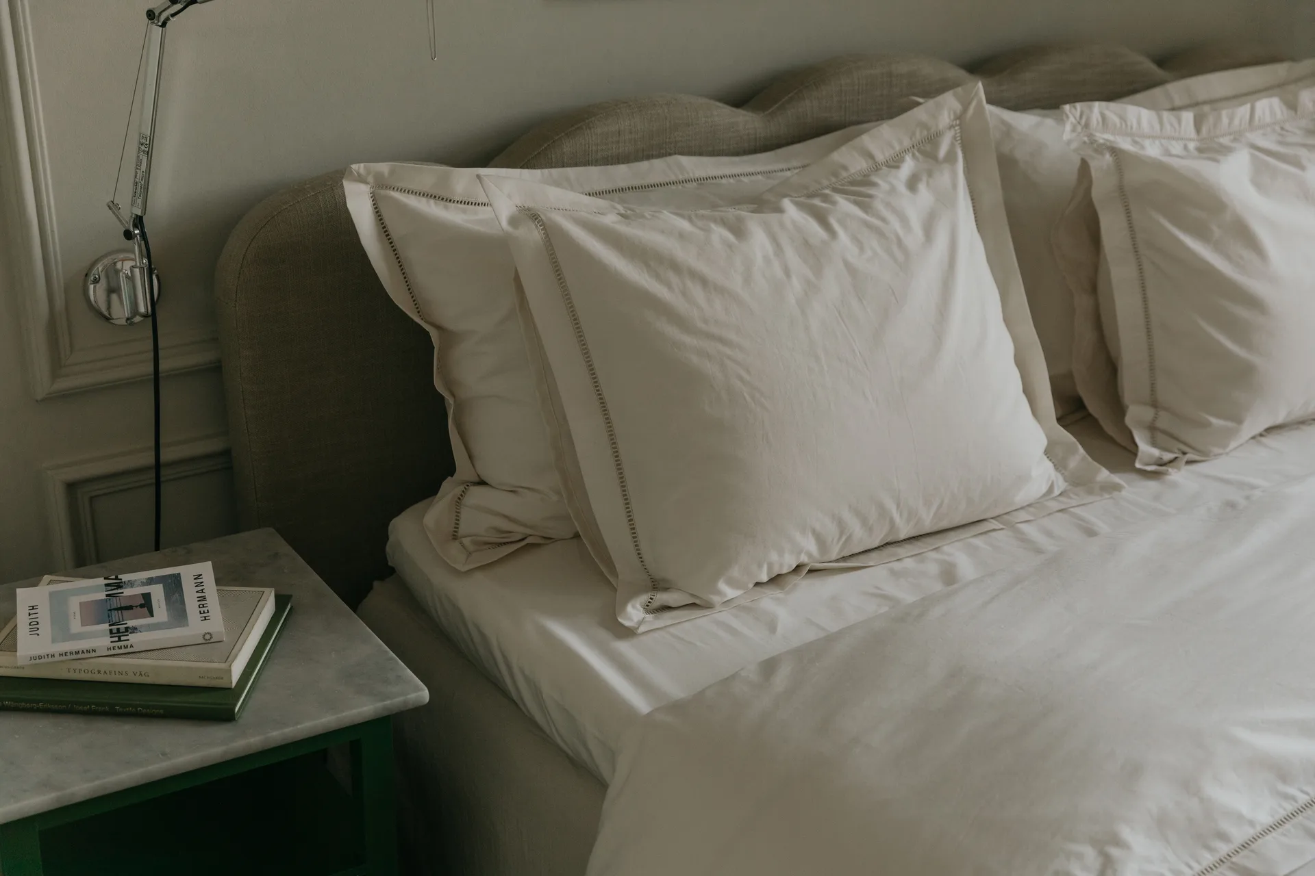 Pearl Ladder Lace fitted sheet, 70x140x20 cm Garbo&Friends