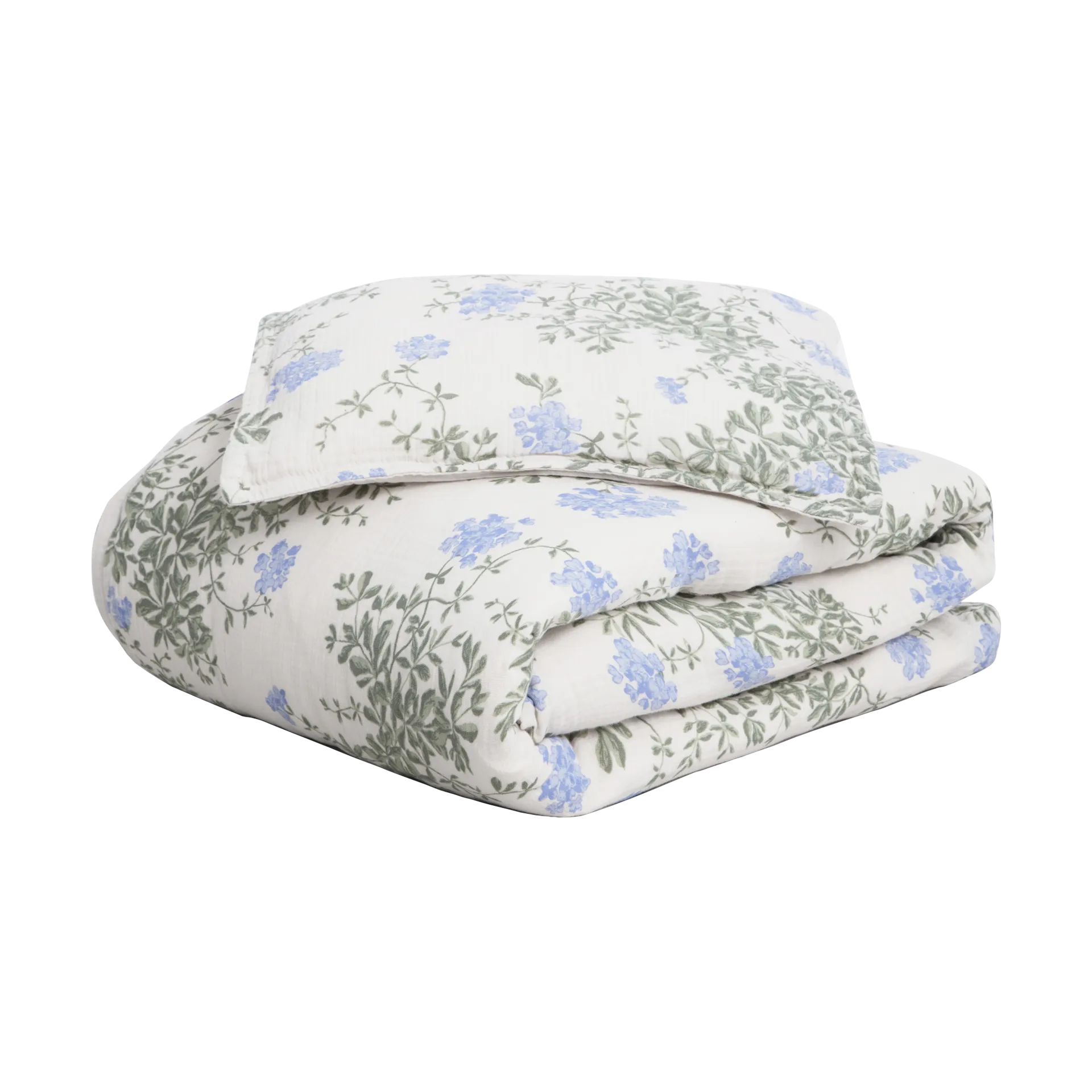 Plumbago Muslin bed set baby, 70x100 cm/40x45 cm Garbo&Friends