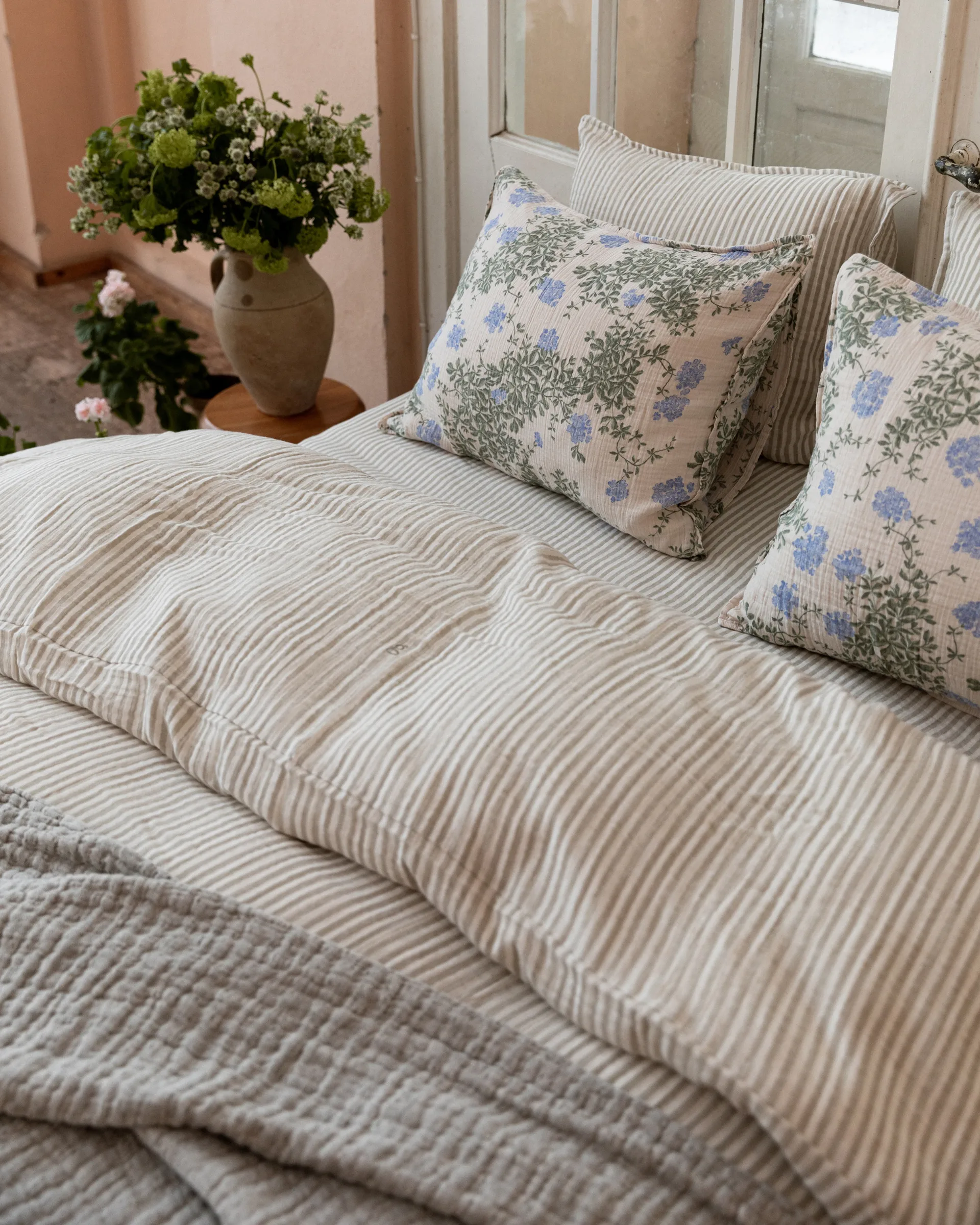Plumbago Muslin duvet cover double, 240x220 cm Garbo&Friends