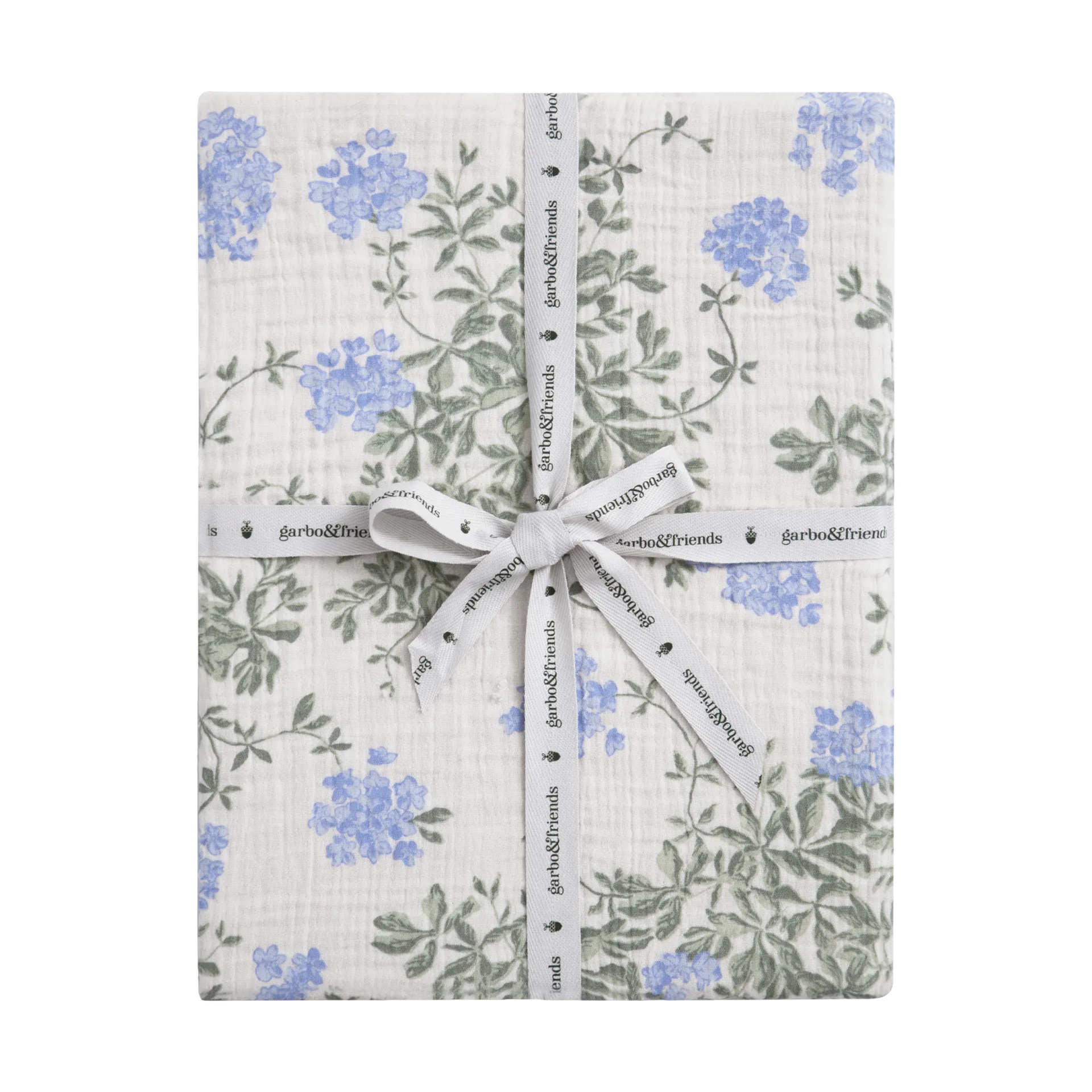 Plumbago Muslin fitted sheet, 70x140x20 cm Garbo&Friends