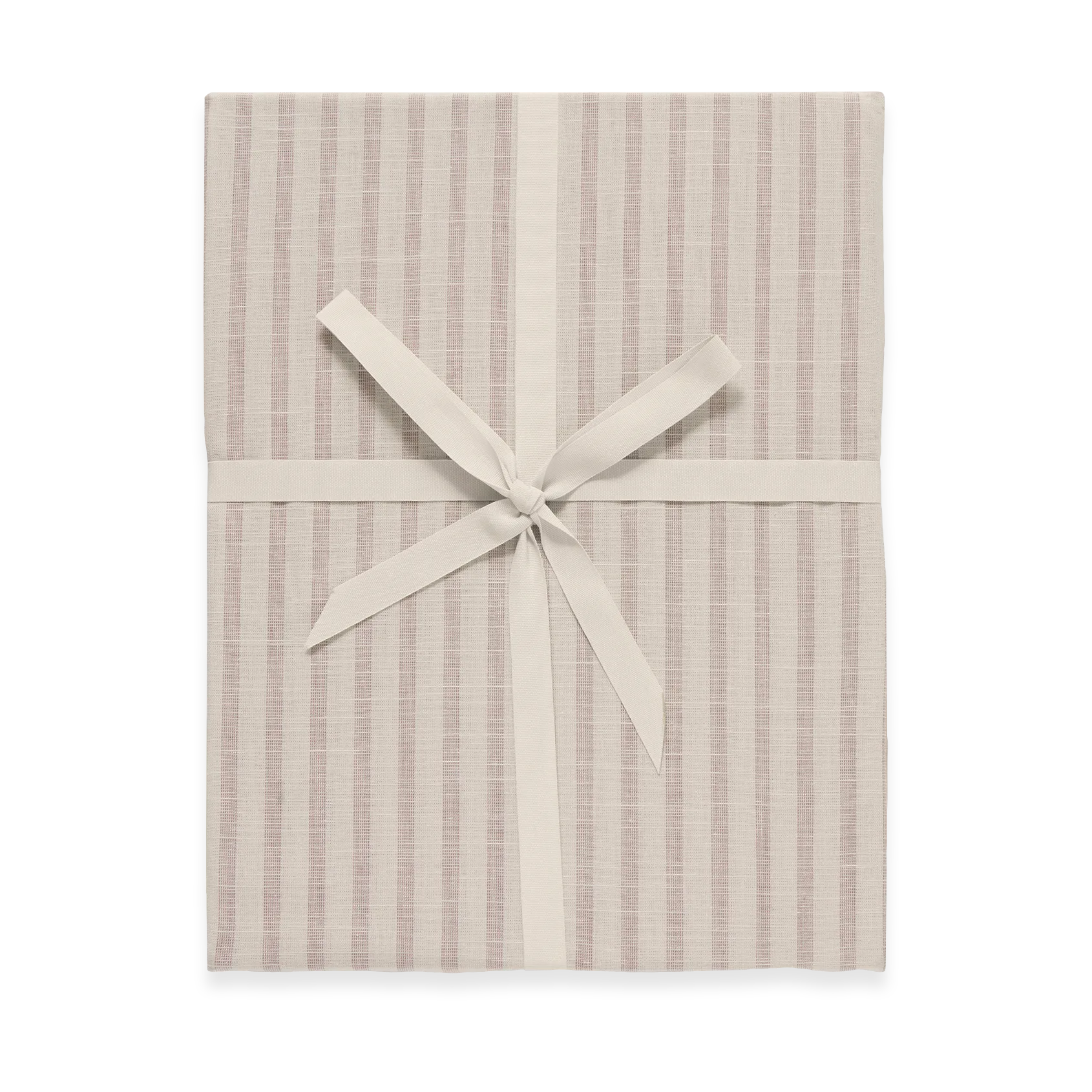 Stripe Mauve fitted sheet, 70x140x20 cm Garbo&Friends