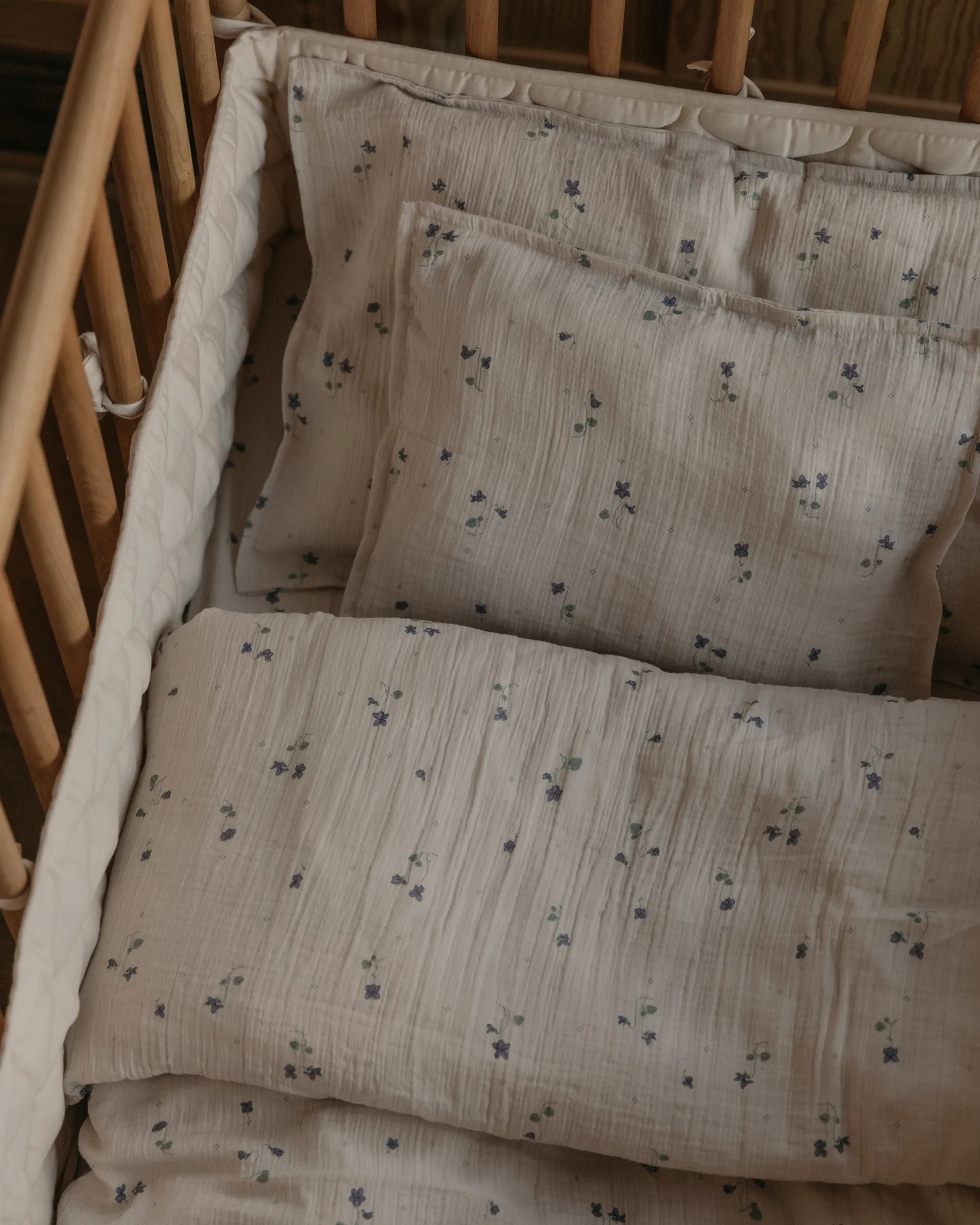 Viola Muslin Junior Bedding Set, 100x130 cm/35x55 cm Garbo&Friends