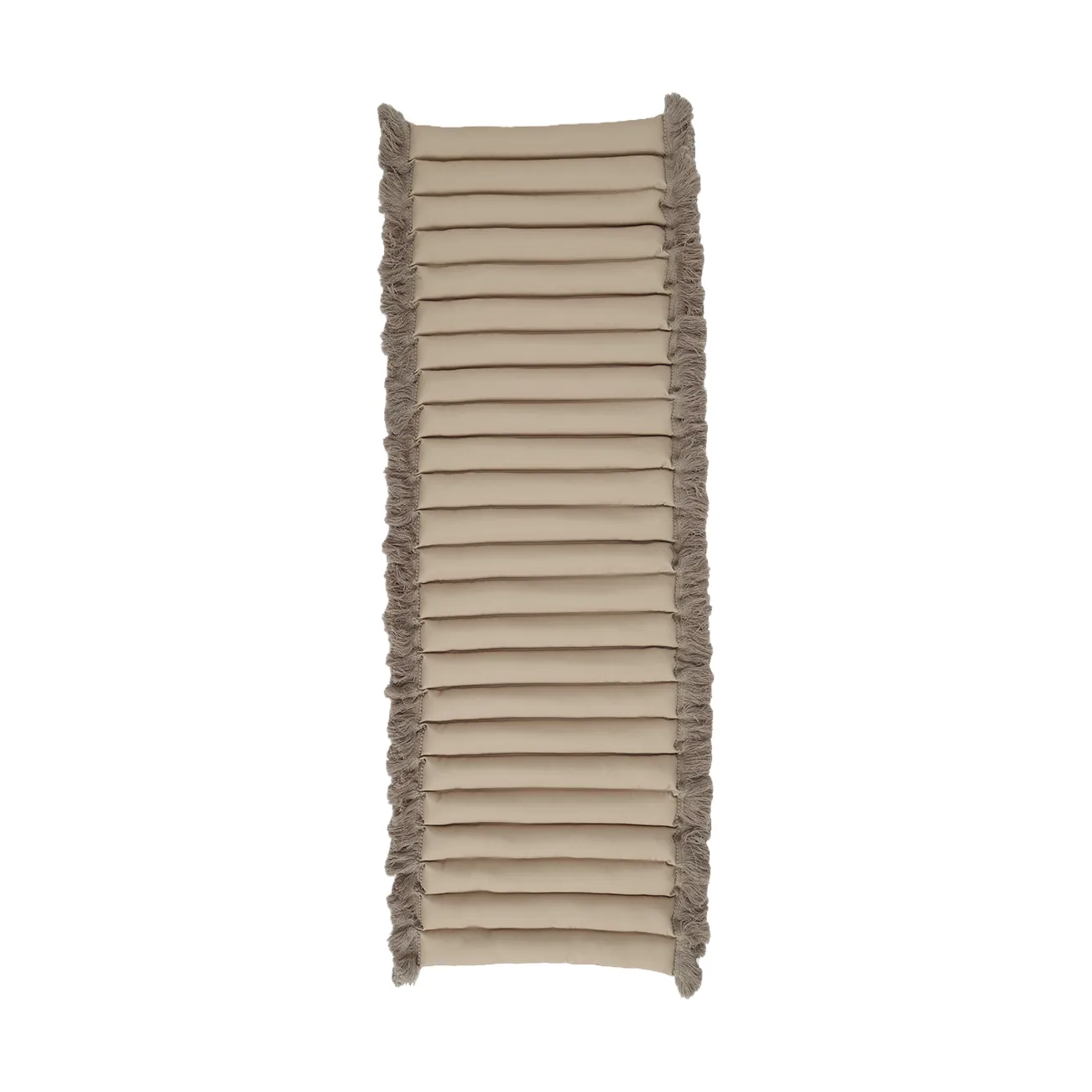 Garden Glory cushion with fringes, Beige, beige fringe, 38x120 cm Garden Glory
