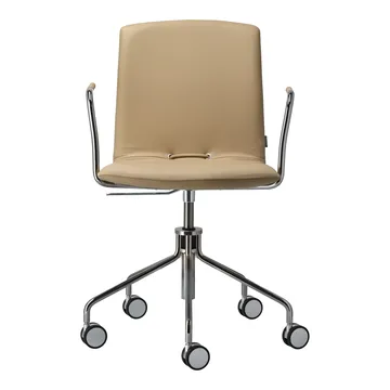 Day armchair swivel stand chrome - Oak-natural-H&S-elmosoft 02119 - Gärsnäs