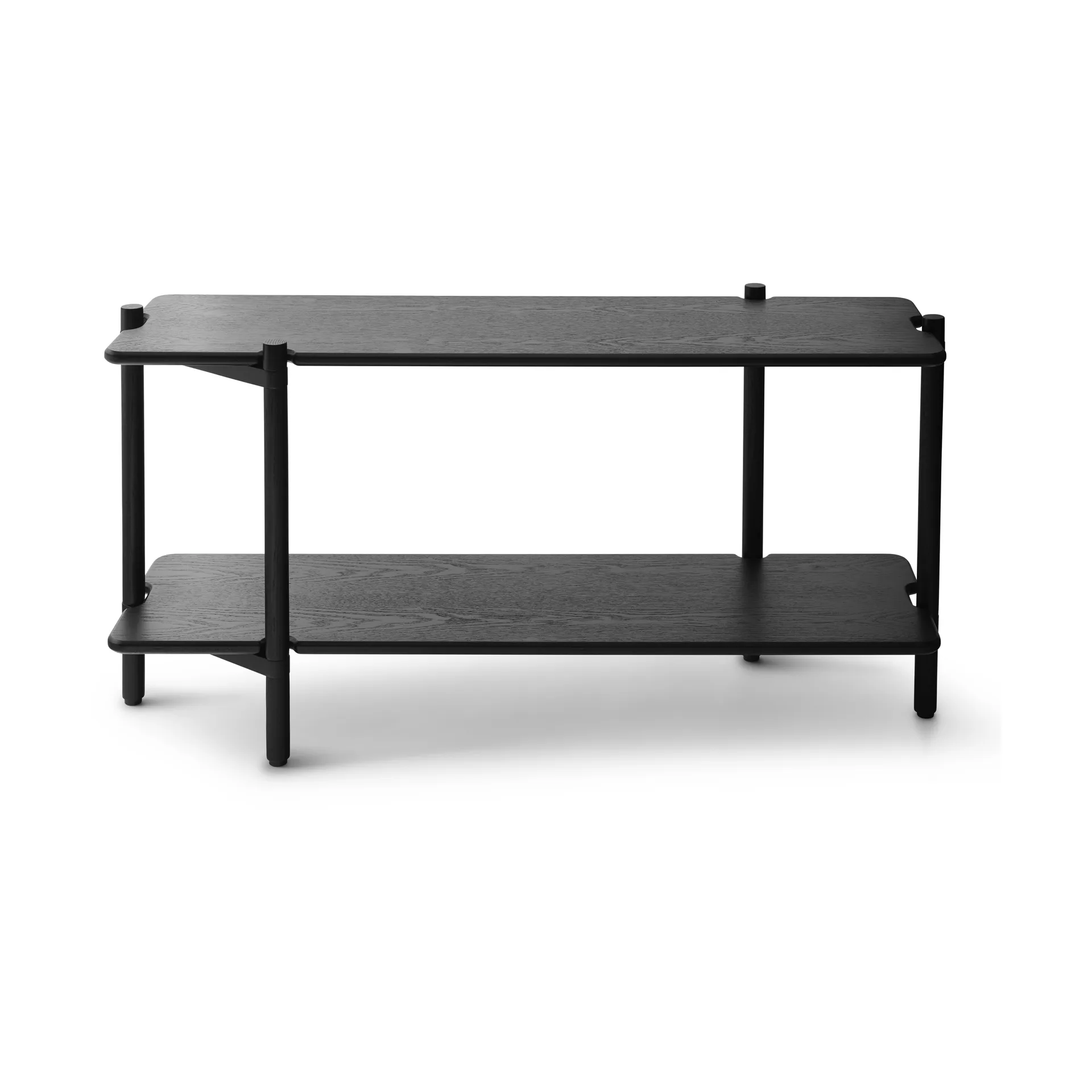 Invi bookshelf 2 shelf module 1, Black box Gejst