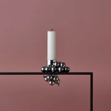 Molekyl candlestick 1 - Chrome - Gejst