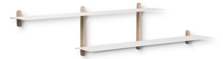 Nivo shelf H large - Light oak-white - Gejst