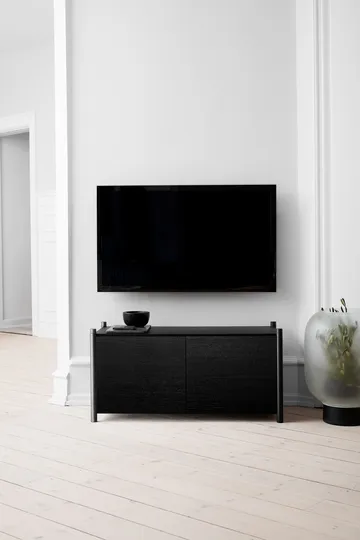 Sceene bookcase G - Black oiled oak - Gejst