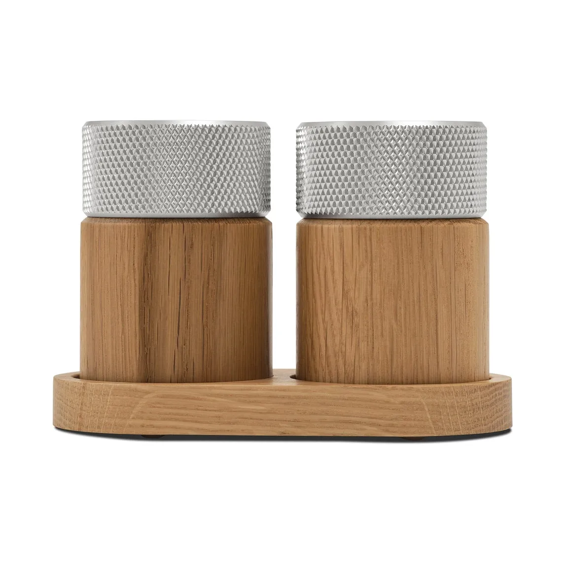 Sina salt and pepper mill 6 cm, Oak-steel Gejst