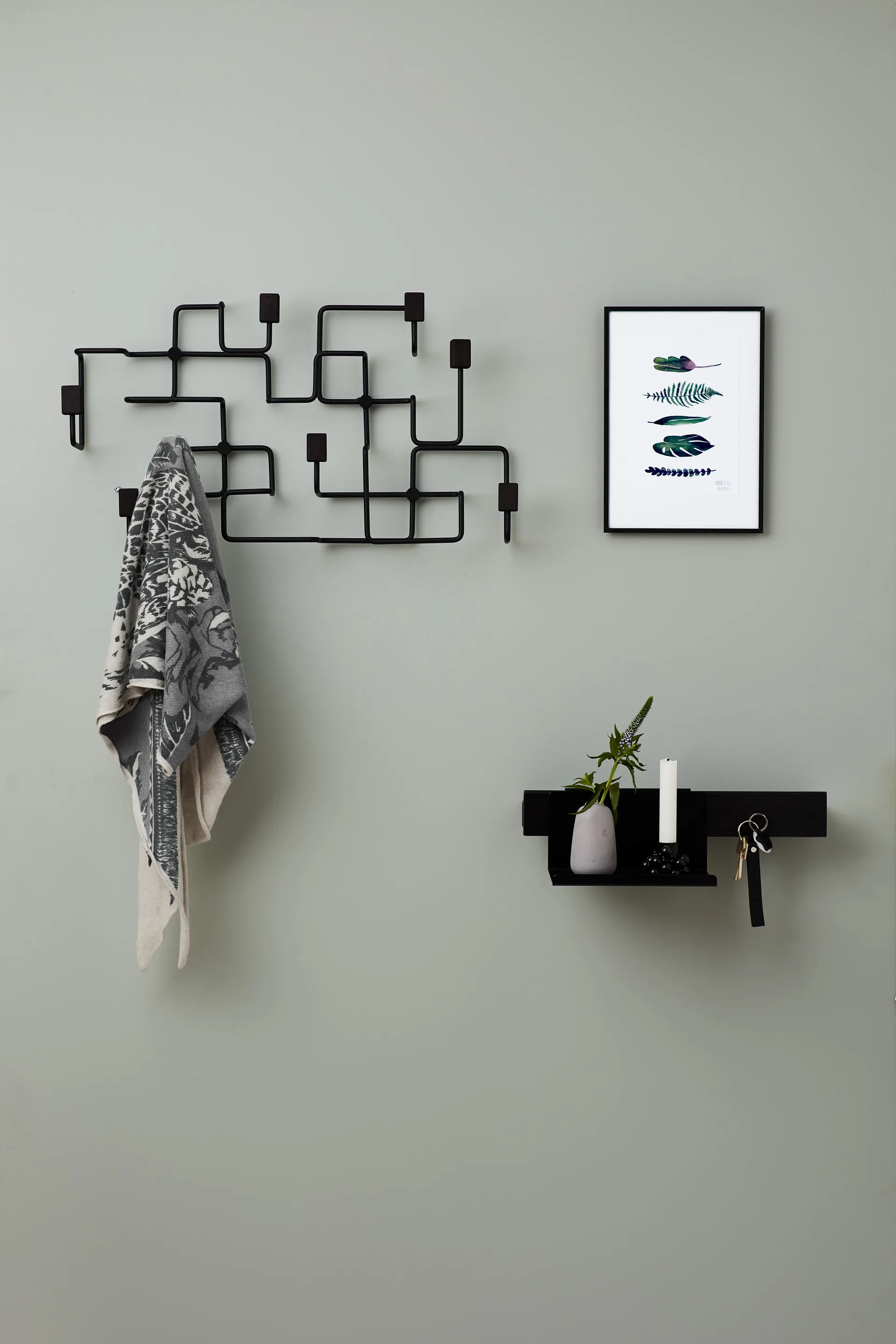 Underground hanger, Black-black stained oak Gejst
