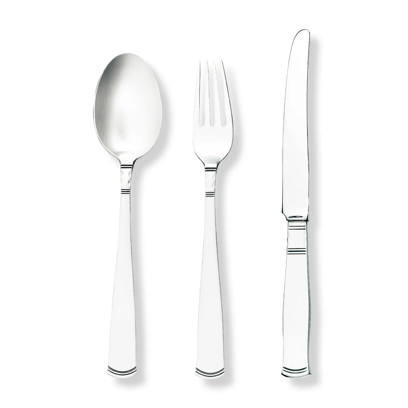 Rosenholm silver cutlery, dinner fork Gense