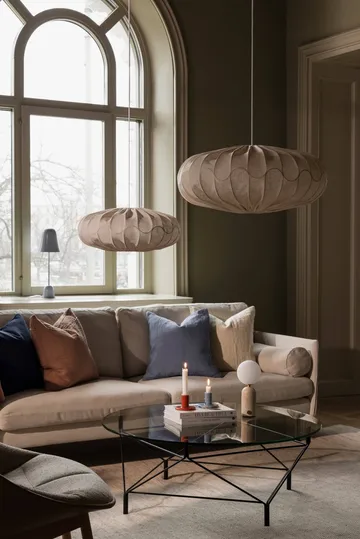 Bladverk lampshade Ø70 cm - Beige - Globen Lighting