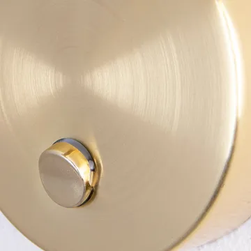 Clark 1 wall lamp - Black-brushed brass - Globen Lighting