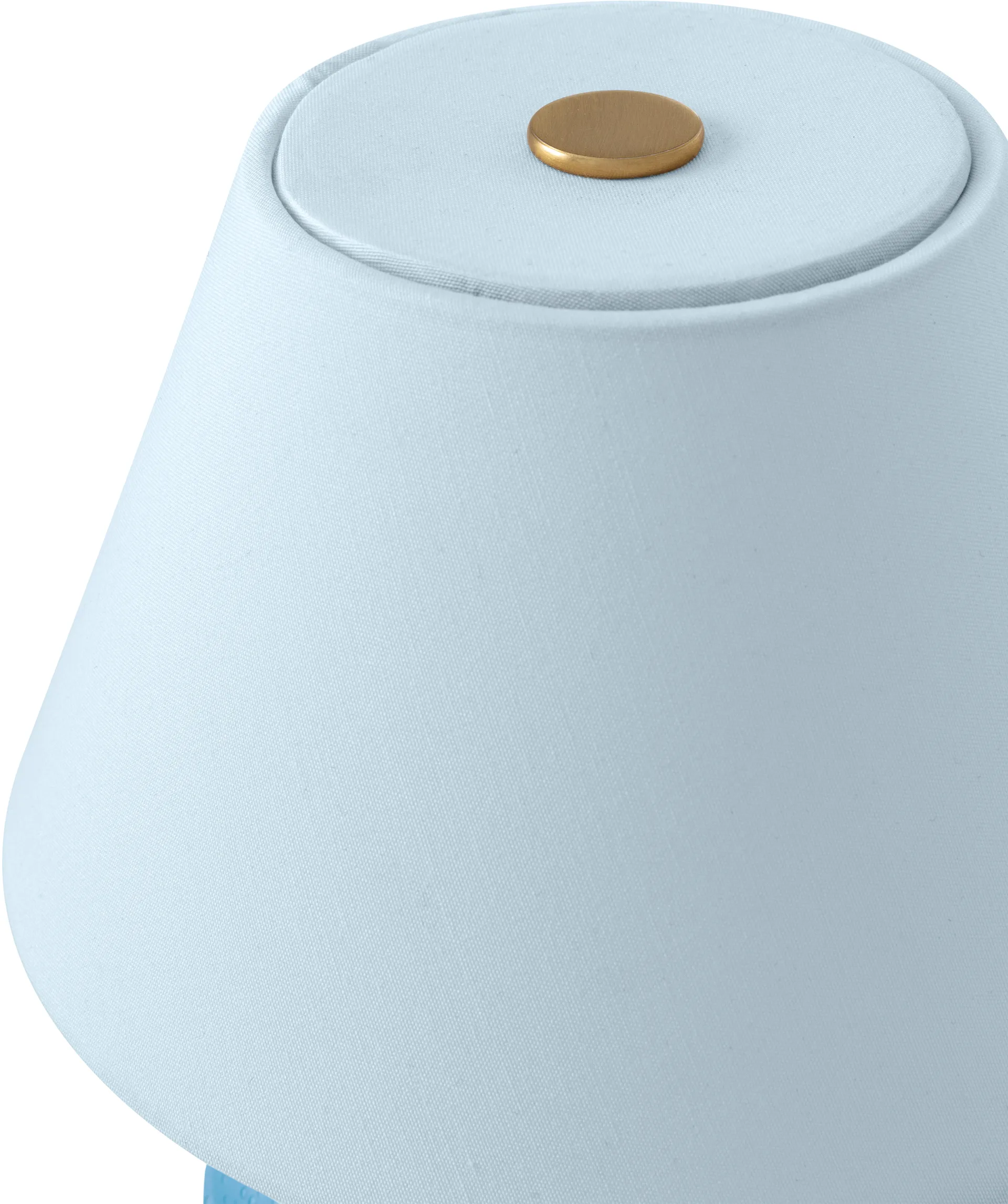 Iris 16 portable table lamp, Dove blue Globen Lighting
