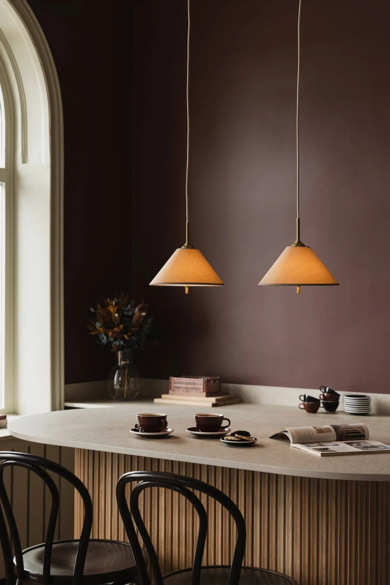 Iris pendant 25, Mocha (brown) Globen Lighting