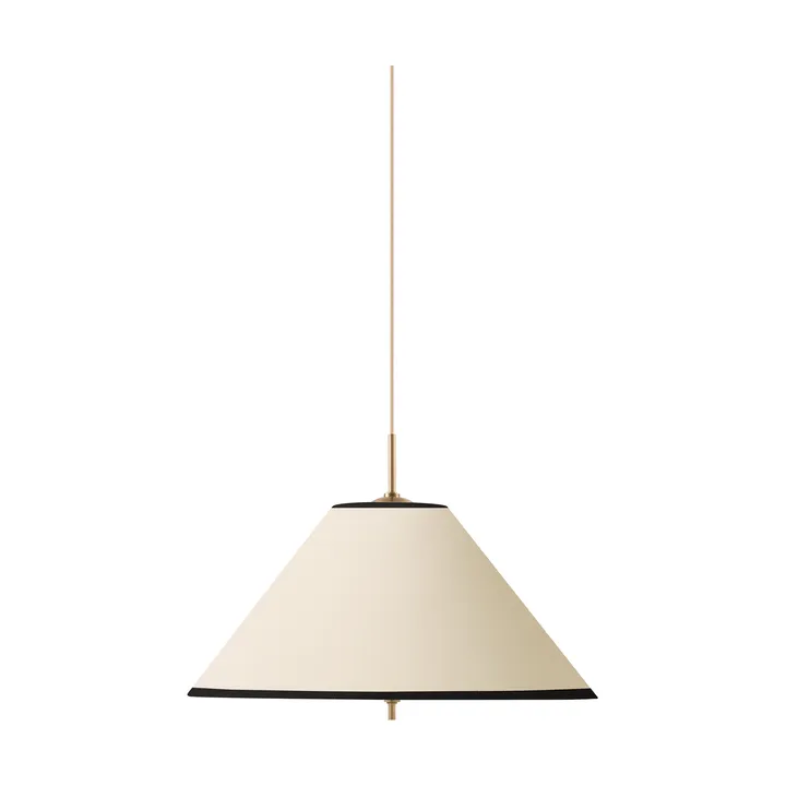 Iris pendant 50 - Cream-black (white-gold-coloured) - Globen Lighting
