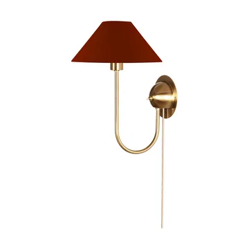 Iris wall lamp - Burgundy - Globen Lighting