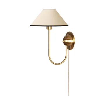 Iris wall lamp - Cream-black - Globen Lighting
