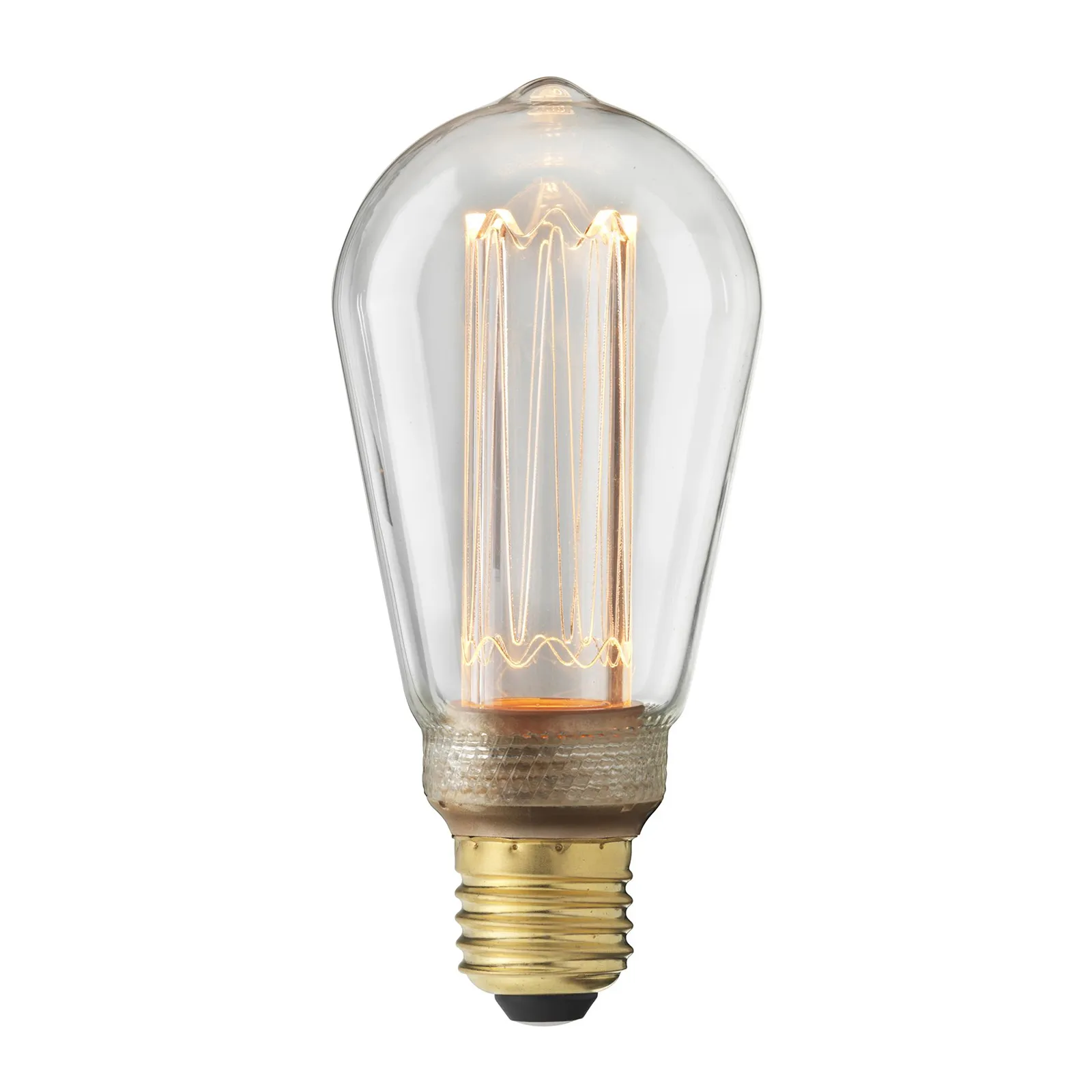 Laser filament LED E27 dimable, 6.4 cm, E27 Globen Lighting