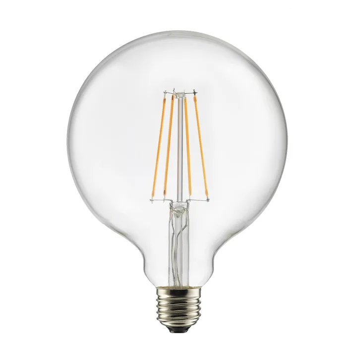 Light bulb E27 LED glob 125 - Clear - Globen Lighting