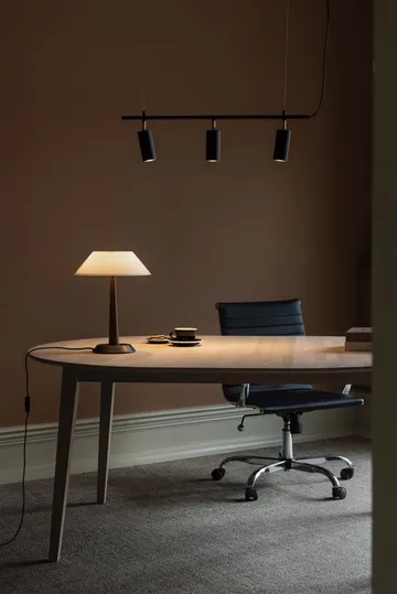 Ligna table lamp - Brown-stained, Ø29x39.2 cm - Globen Lighting