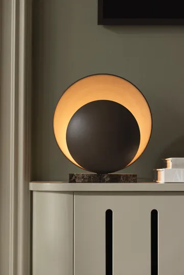 Orbit table lamp - Mocha, brown marble - Globen Lighting