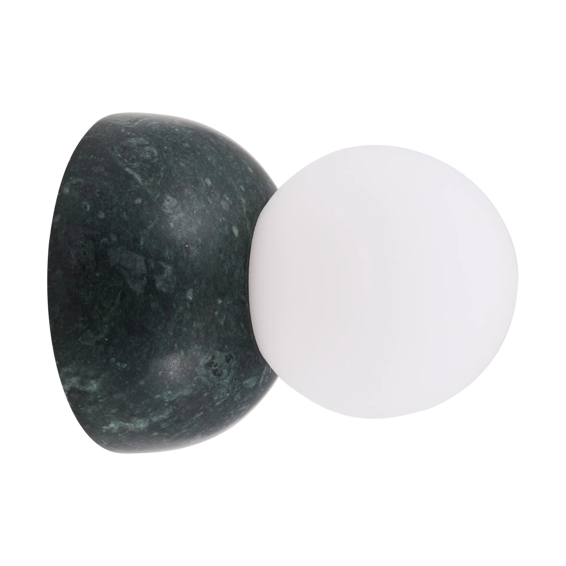 Torrano wall lamp/ceiling lamp 13 cm, Dark green marble Globen Lighting