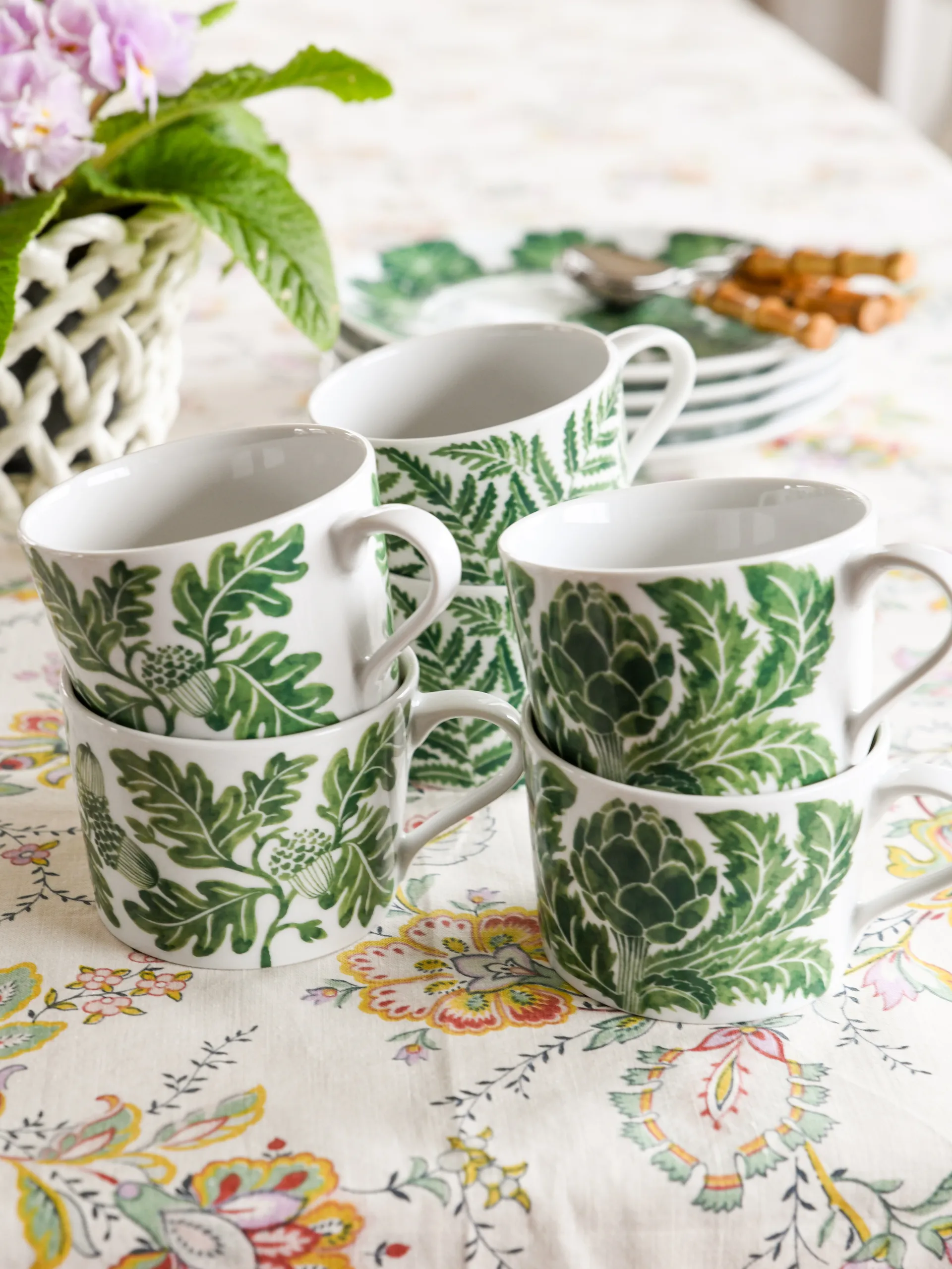 Artichoke cup 24 cl, Green Götefors Porslin