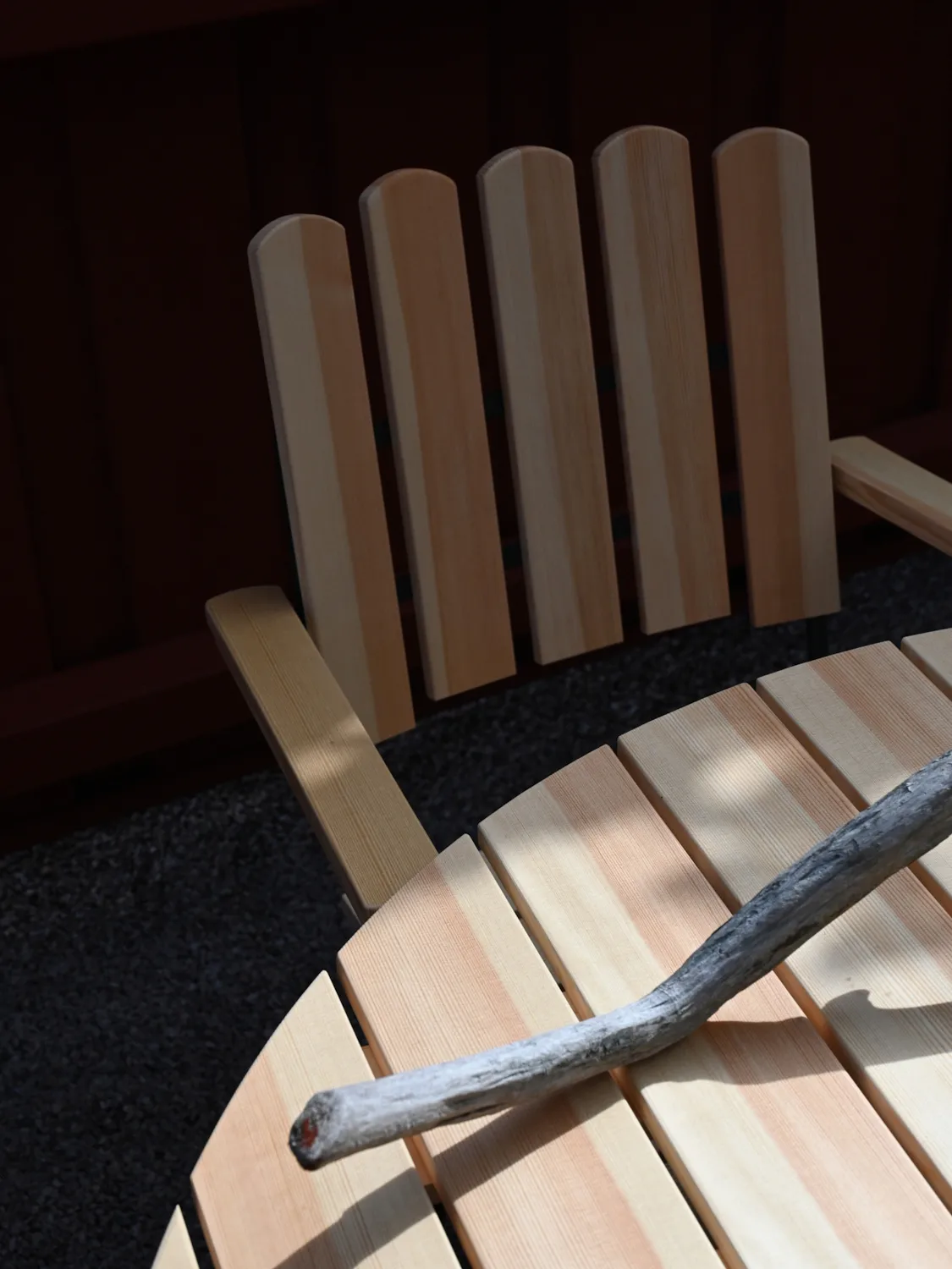 A2 armchair, Oiled pine-green Grythyttan Stålmöbler