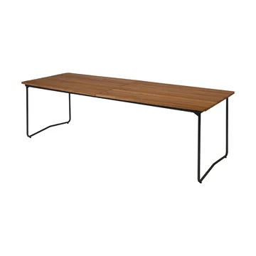 B31 dining table - Untreated teak-black - Grythyttan Stålmöbler