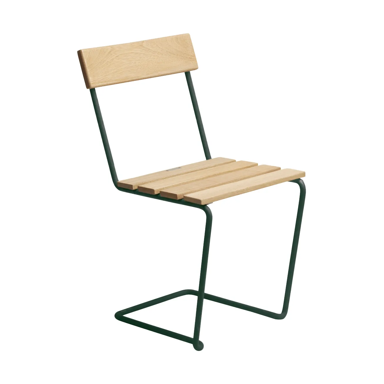 Stol 1 chair, Oiled pine-green Grythyttan Stålmöbler