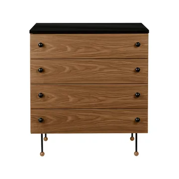 62 Dresser - American walnut, 4 drawers - GUBI