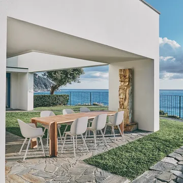 Beetle Dining Outdoor chair - New beige - GUBI