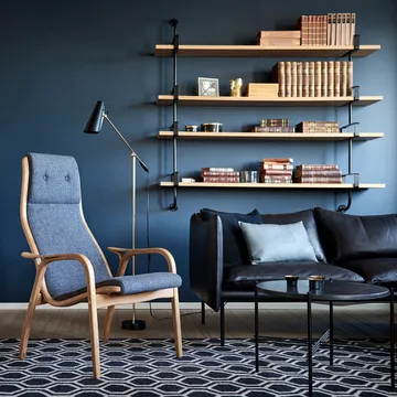 Demon wall shelf 3 levels - Walnut, 155 cm - GUBI