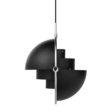 Multi-Lite ceiling lamp - chrome-black - GUBI